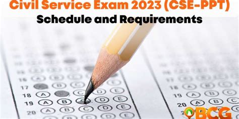 csc exam schedule 2023|cse requirements 2023.